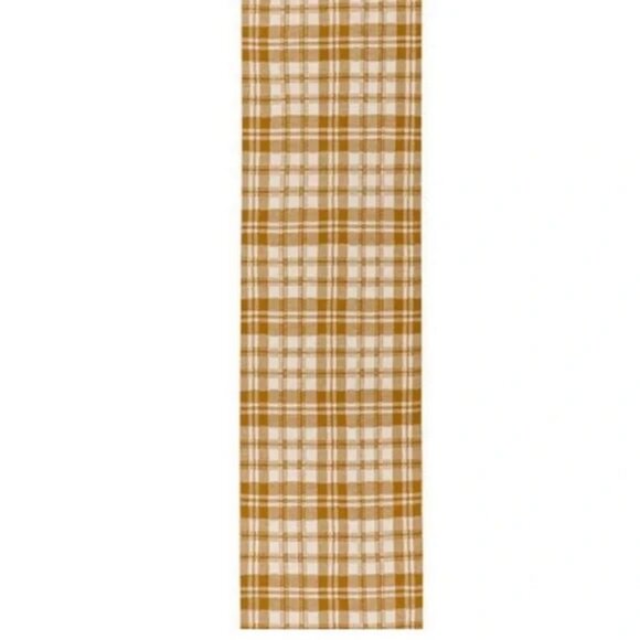 Timberland wheat colored buffalo plaid scarf - Picture 3 of 8